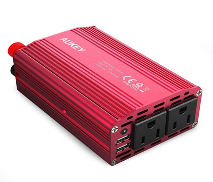 AUKEY 300W Power Inverter with Dual Outlets